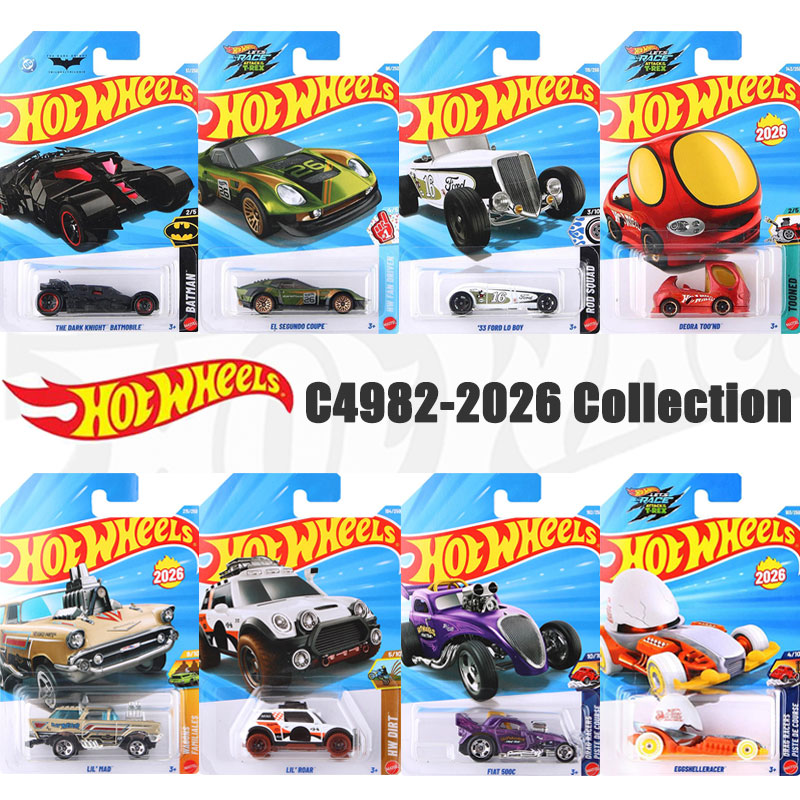 Die Cast Car 1 64 - Hot Wheels C4982-2026 Collection, 1:64 Diecast