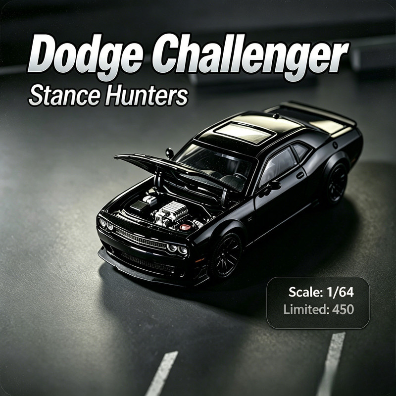Die Cast Car 1 64 - Stance Hunters-SH 1/64 Dodge SRT Hellcat