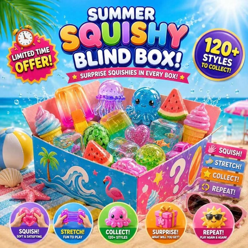 120+ Pieces Assorted Squishy F - Mystery Box Blind Bag 评论和价格